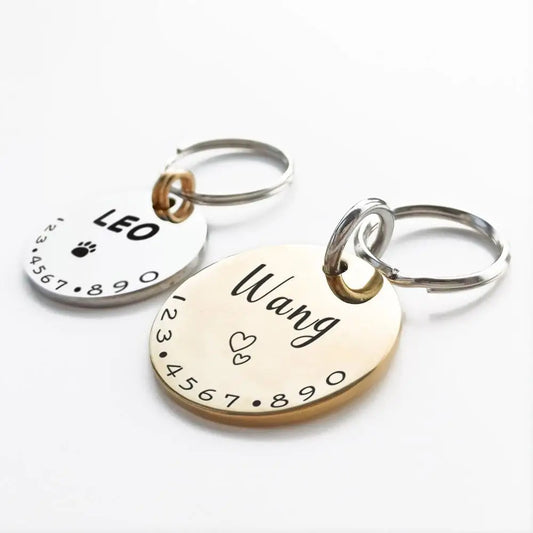 Personalized Pet ID Tag Charm